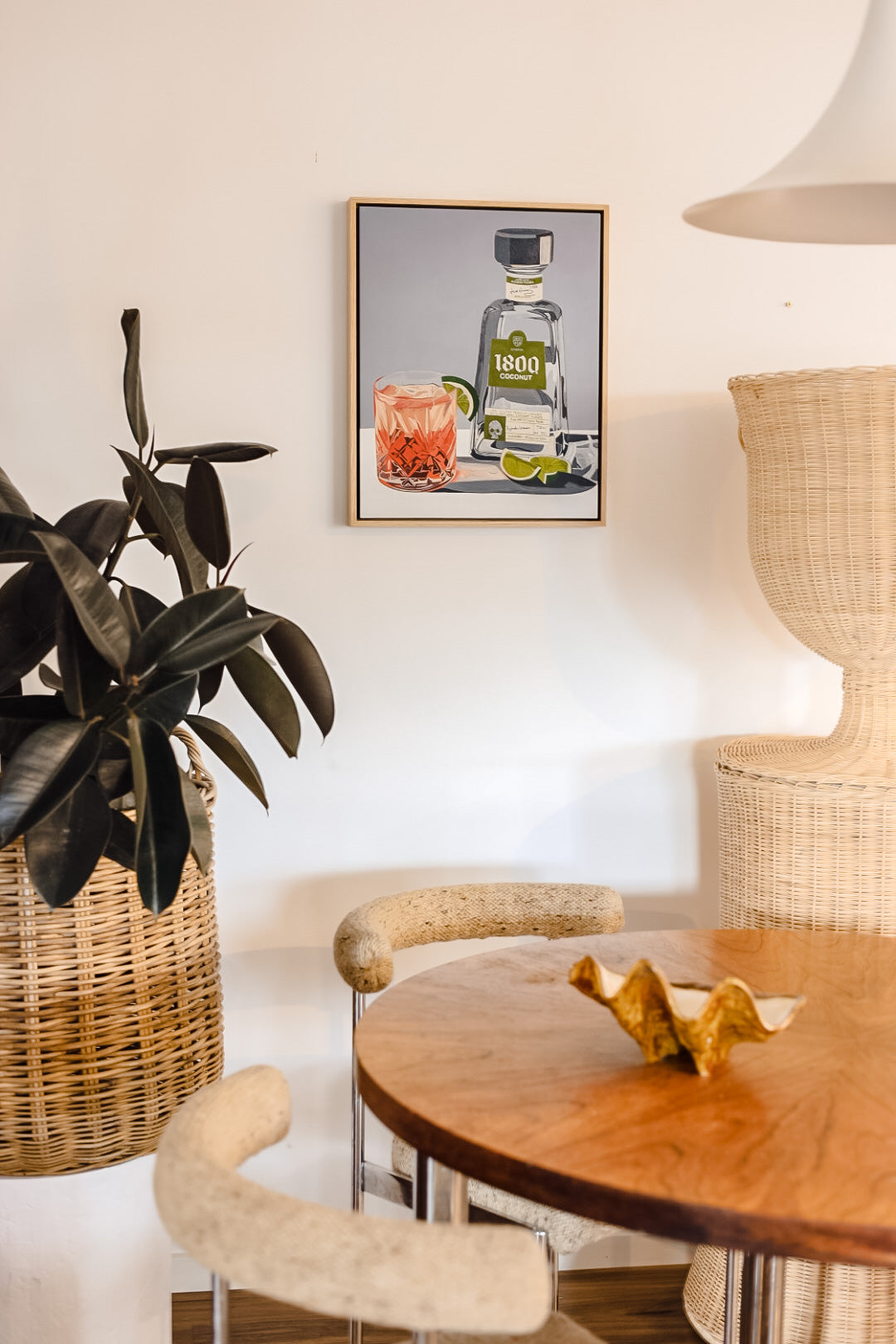 Framed Canvas Print 'Guava Coconut & Lime Margarita'