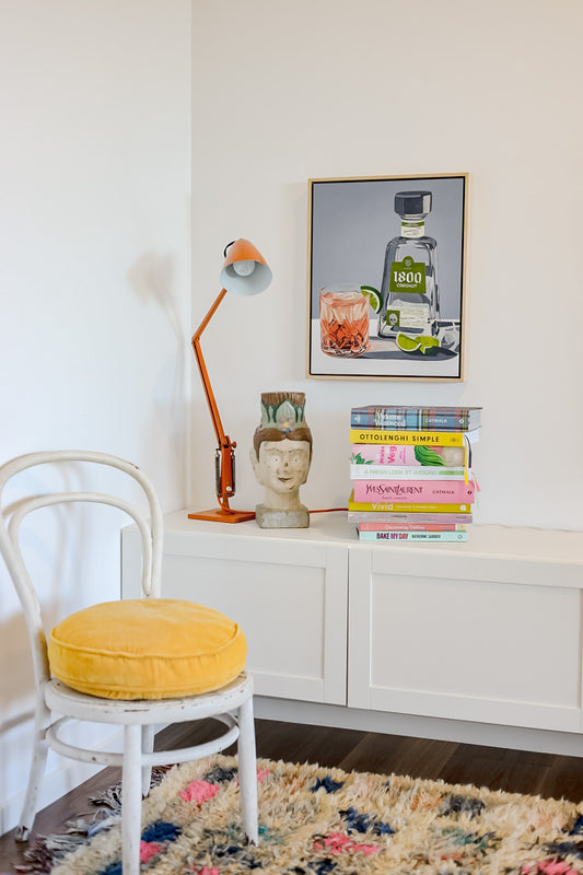 Framed Canvas Print 'Guava Coconut & Lime Margarita'