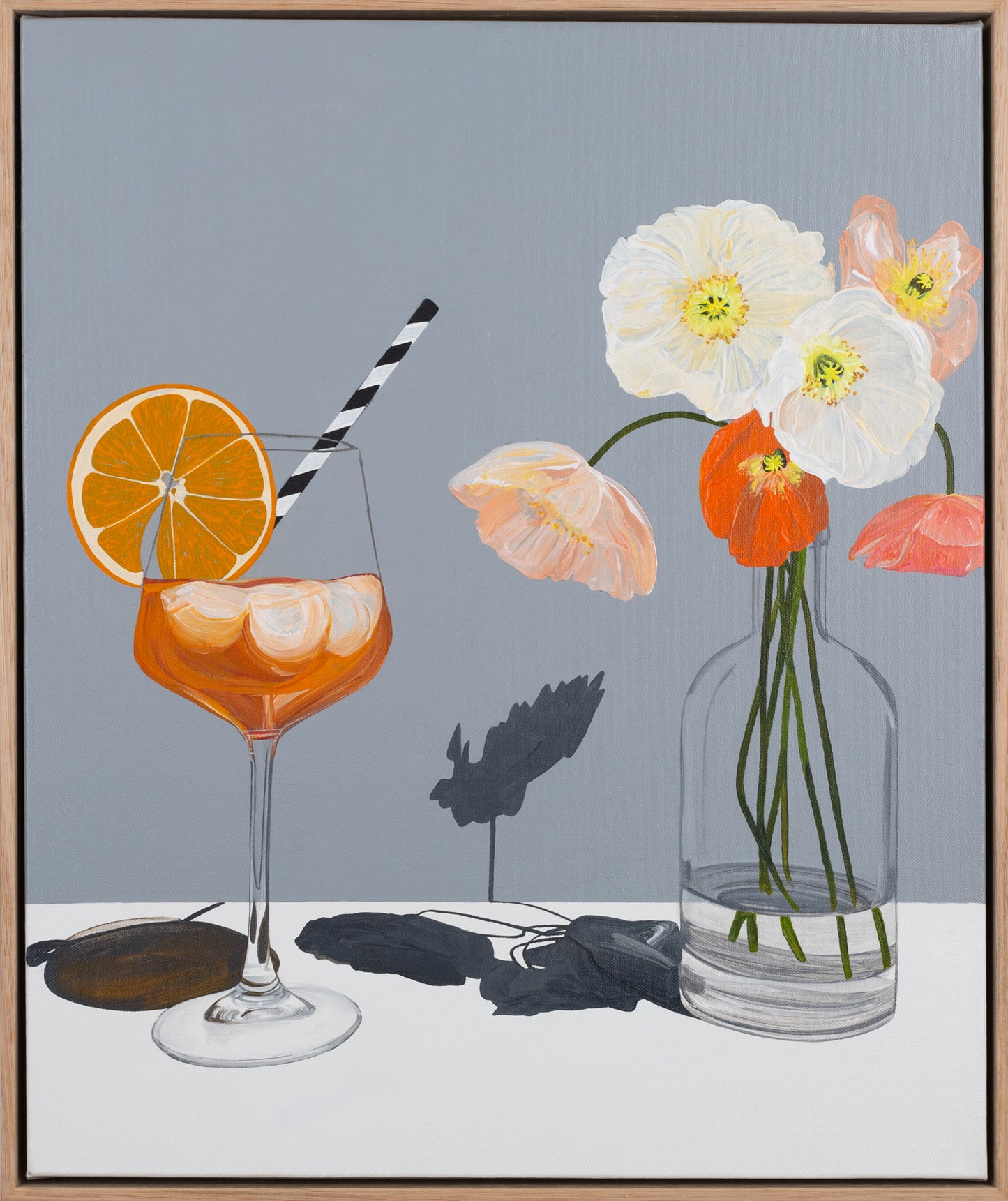 Aperol Spritz and Fresh Flowers