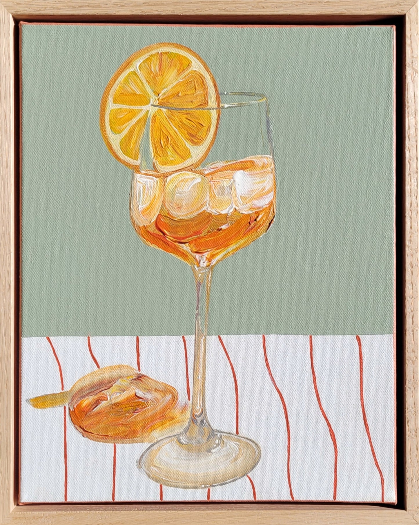 Aperol on Pinstripe