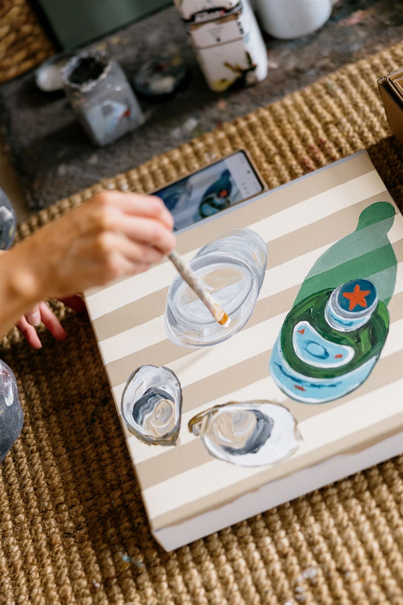 S.Pellegrino and Oysters