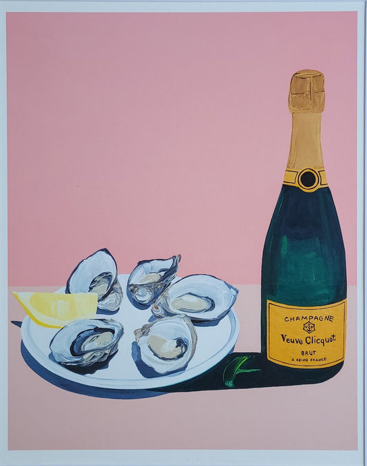 Oysters and Champagne Print
