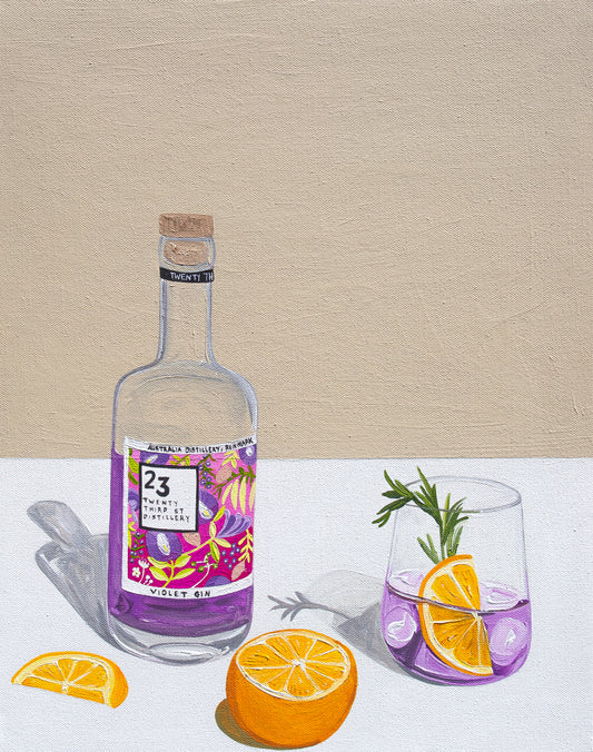 Violet Gin Print