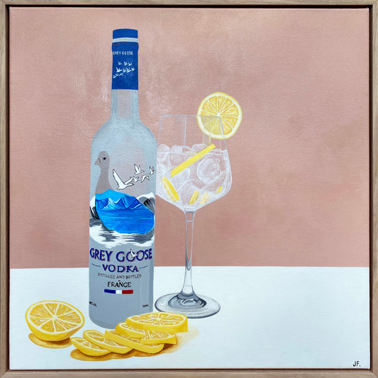 Grey Goose with Lemon