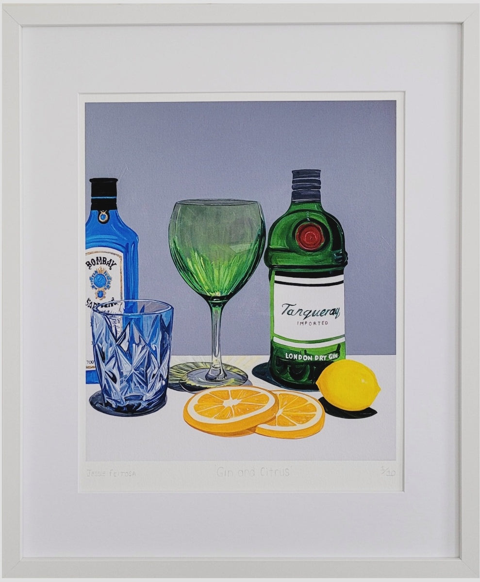 LIMITED EDITION Gin and Citrus Print